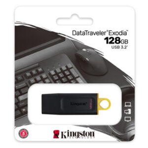 Kingston DTX/128GB Flash Drive - High Capacity USB 3.2 Storage Solution