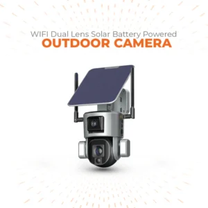 4K Dual-Lens Solar Camera - Outdoor Surveillance Security