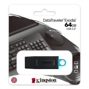 Kingston DTX/64GB Flash Drive - High Capacity USB 3.2 Storage Solution