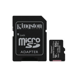 Kingston 64GB MicroSD Card - Class 10 Speed and High Capacity Storage