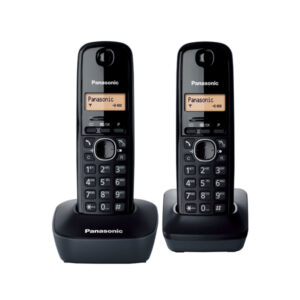 Panasonic KX-TG1612 cordless phone with two handsets