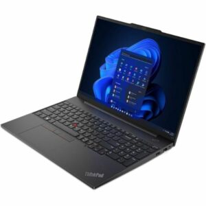 Lenovo ThinkPad E16 laptop with i7 processor, 16GB RAM, 512GB SSD, 16-inch display, ideal for professionals and students.