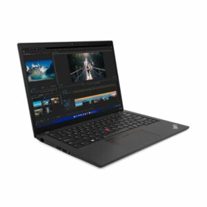 Lenovo ThinkPad P14s with i7-1360P, 16GB DDR5 RAM, 1TB SSD, nVidia RTXA500 4GB, Win 11 Pro, 14.0" WUXGA AG 400nits display, integrated RGB+IR camera, Intel AX211 6E+BT, SCR, FPR, 4-cell battery, 100W USB-C charger, backlit keyboard, English-Arabic layout.