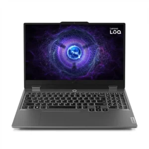 Lenovo LOQ 83JC002URM laptop with Ryzen 7, 24GB RAM, 512GB SSD, 15.6" FHD 144Hz display, and NVIDIA RTX 4050