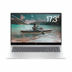 HP ENVY 17-DA000 8Z288AV-2 laptop with Intel Core Ultra 7, 32GB RAM, 1TB SSD, 17.3" FHD touch screen, and NVIDIA RTX 3050