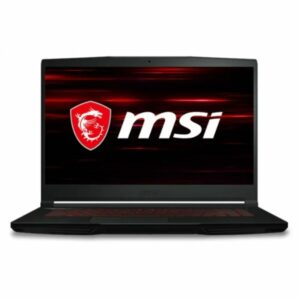 MSI GF63 Thin, gaming laptop, Intel Core i5, 8GB RAM, 256GB SSD, NVIDIA RTX 1650, 144Hz display, high-performance laptop