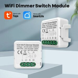 AVATTO Tuya WiFi LED Dimmer Switch – 1/2 Gang, 2-Way Control