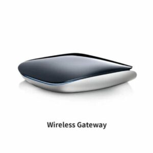 AVATTO Tuya Zigbee 3.0 Multi-Mode Wireless Gateway Hub in White/Dark Blue