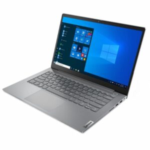 Lenovo ThinkBook TB 14 U7-155H laptop with 14-inch WUXGA display, 8GB DDR5, 512GB SSD, and Arabic keyboard