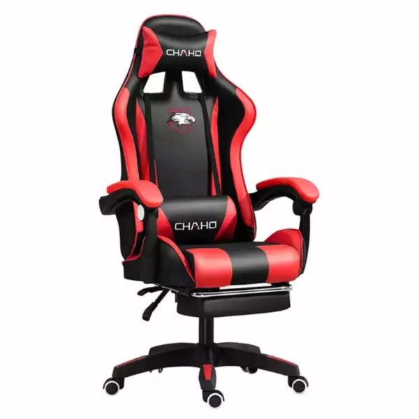 Chaho Esports Gaming Chair YT-055 in black and red, featuring ergonomic design and adjustable features