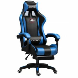 Chaho Esports Gaming Chair YT-055 in black and blue, featuring ergonomic design and adjustable features