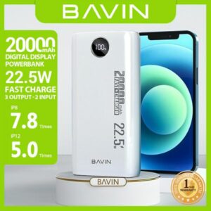 Cocapark BAVIN PC031 20000mAh Powerbank with Fast Charging and LED Battery Display