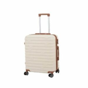 Board-X Suitcase Bag 24" in Beige made of durable plastic