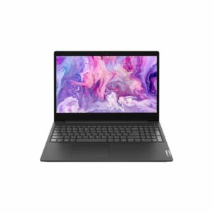 Lenovo IdeaPad 3 81WQ with Intel Celeron N4020, 4GB RAM, and 1TB HDD, featuring a 15.6" FHD display