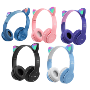 Board-X P47M Wireless Bluetooth 5.0 Headset with noise-cancellation and folding design