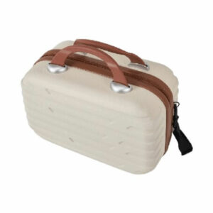 Board-X Suitcase Bag 14" in Beige made of durable plastic