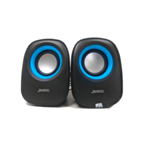 Jedel Speaker L17 with USB and 3.5mm jack, black and blue design