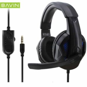 BAVIN BH29 Gaming Headset with omnidirectional mic and leather earmuffs