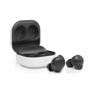 Samsung Buds FE with sleek design and black aluminum case