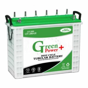 Deep cycle tubular battery for solar and inverter systems